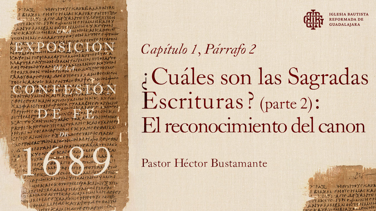 ¿Cuáles Son Las Sagradas Escrituras? (parte 2): El Reconocimiento Del ...